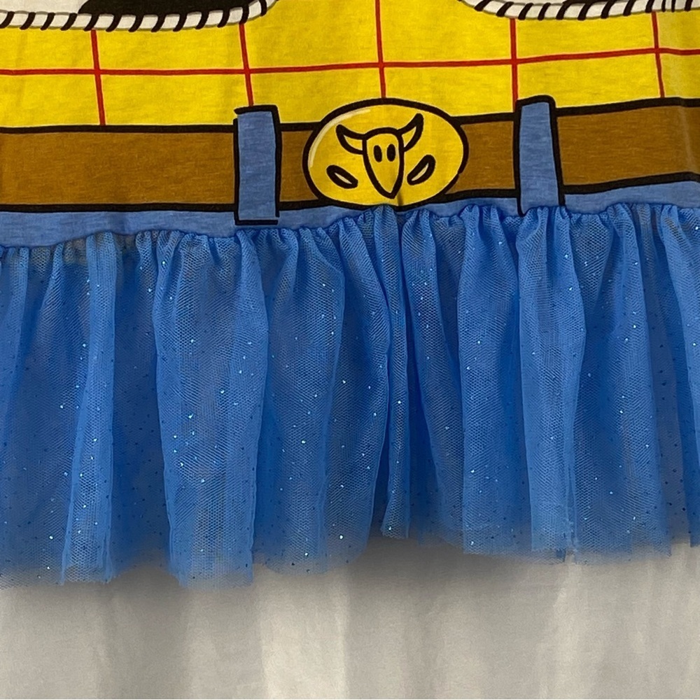 Disney Pixar Toy Story 6/6X Girl Yellow and Blue Sheriff Dress Costume - Picture 16 of 16